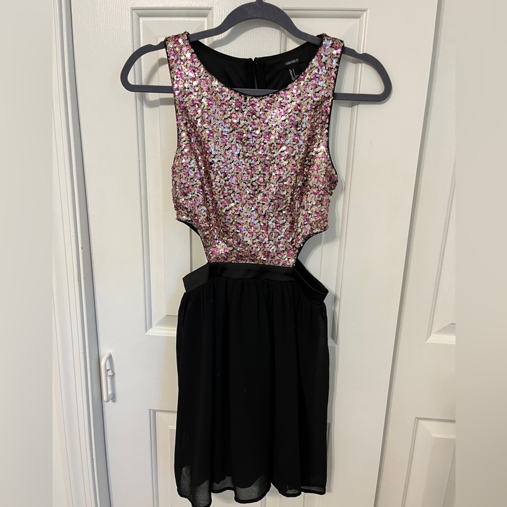 Little black and sequins dress